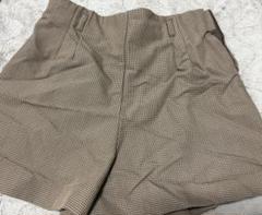 値下げ不可ZARA チェック柄ショートパンツ XSサイズ