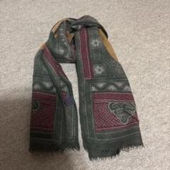 ETRO カラフル　花　蝶々　犬　動物柄　マフラー　ストール　シルク　イタリア製 ETRO カラフル 花 蝶々 犬 動物柄 マフラー ストール シルク