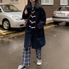 レディース ダッフルコート 秋冬物 ミディアム丈 アウター フード付き パーカー オシャレ 女性用 レトロ 着まわし コート トップスの中古 未使用品を探そう メルカリ