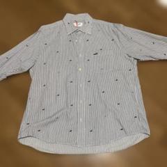 CROCODILE ストライプシャツ 長袖 サイズ2L