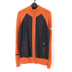 アディダス 12AW adiPURE ナイロンコンビジップニットカーディガン