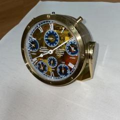 レア品　 WEHRLE ウエラ ビンテージ置時計 ゴールド 約15cmぐらい