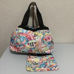レスポートサック Hawaii ハイビスカス 花 Surf サーフ マルチカラー