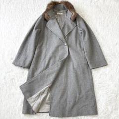 【MaxMara】iBlues イブルース カシミヤ混 ウール ロング コート 極美品✨ibluesマックスマーラ マニュエラ ロングコートMまるで