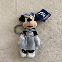【タグ付き新品】カリフォルニアディズニー　アナハイム　ハロウィンミニーぬいぐるみ Disney - ミニー ぬいぐるみバッジ ハロウィン2007 ホーンテッド
