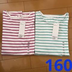 ボーダー　Tシャツ 160