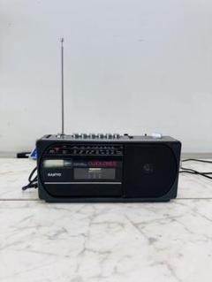 【レトロ】サンヨー　ラジカセ テープデッキ付き FM受信 楽天市場】SANSUI レッド SCR-B2 RD カセットテープレコーダー