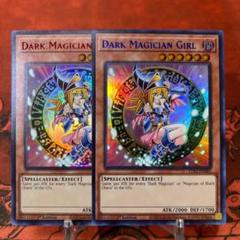 遊戯王【英語版】ブラック・マジシャン・ガール 赤＆青 ウル 2枚