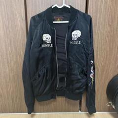 希少 HYSTERIC GLAMOR 刺繍スカジャン ヒスガール ギター バイク HYSTERIC GLAMOUR（ヒステリックグラマー）の「MISS HYSTERIC