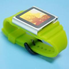 iPod nano 6世代専用　シリコンベルト　緑色　グリーン　新品　未使用品
