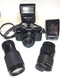 Canon A-1と交換レンズ 等9点セット