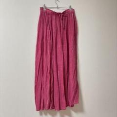 値下げ◎vintage レトロ ロキエ ピンク ラメ レーヨン ロングスカート