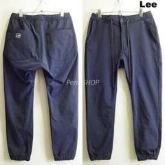良品★　Lee　ナイロン混 ジョガーパンツ　【M】　ストレッチ　テーパード　黒