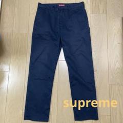 Supreme ネイビー チノパン 32
