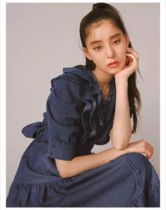SNIDEL フリルデニムワンピース Size1 新木優子 sweet - メルカリ