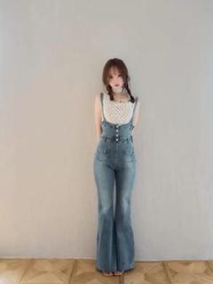 ❗️((uyu ))❗️andmary ハートヒップデニム Heart hip wide denim