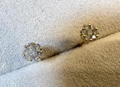 専用JF161☆高級 ダイヤモンド0.3ct K18PG ピアス 鑑別書付