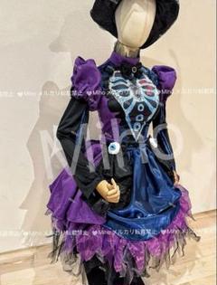 スプブ 紫ダンサー ドクロ 衣装 ドレス 仮装 Dハロ スプーキーboo スプブ 紫ダンサー ドクロ 衣装 ドレス 仮装 Dハロ スプーキー