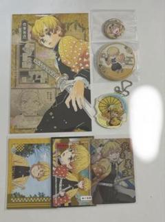 新品☆鬼滅の刃【我妻善逸】デコステッカー＆ぱしゃこれ☆7点セット
