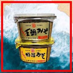王朝みそ2コ特選みそ1コセット 沖縄限定】02/03 首里みそ 550g 玉那覇味噌醤油 王朝みそ