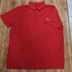 Nike Dri-FIT レッドポロシャツ