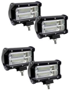 LED ワークライト 防水 作業灯 投光器 12v-24v 4個セット 前照灯