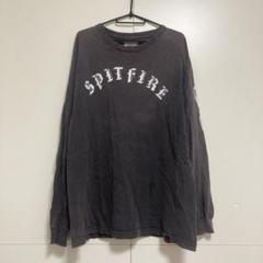 90s？ SPITFIRE ブラック ロングスリーブ Tシャツ　L〜XL相当 Vintage Spitfire Wheels Skateboard Fire Head Skate Logo