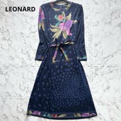（レオナール）ネイビー アルファベット 花柄 ワンピース 2025年最新】LEONARDお花柄ワンピースの人気アイテム - メルカリ