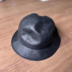 CA4LA 黒 レザー バケットハット CA4LA(カシラ) シンセティックレザーバケットハット DOU01892