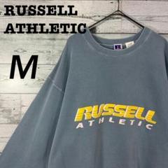 RUSSELL ATHLETIC ラッセル ロゴ入りスウェット M ブルー