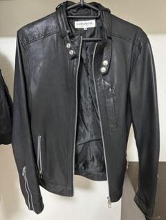 極美品 VANQUISH シングルライダース レザージャケット ゴートレザー M 極美品 VANQUISH シングルライダース レザージャケット ゴート