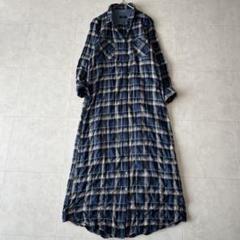ジャーナルスタンダードレサージュ　ネルシャツロングワンピース　コットン
