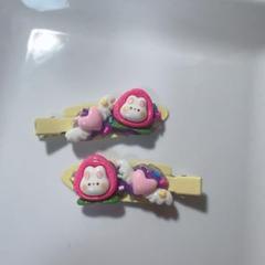 03 【送料込】前髪クリップ/ハンドメイド/ホイップデコ