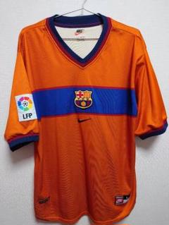 NIKE　1998〜1999 FCバルセロナ　ユニフォーム　アウェイ NIKE 1998〜1999 FCバルセロナ ユニフォーム アウェイ - メルカリ