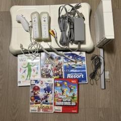 Wii本体 バランスボード、コントローラー2個 ゲーム5本セット