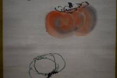 真作/田能村直入/如意画賛/百事如意/布袋屋掛軸HG-424 真作/田能村直入/如意画賛/百事如意/布袋屋掛軸HG-424