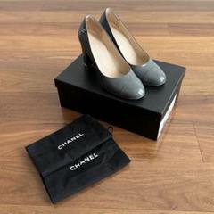 【美品】シャネル CHANEL ラウンドトゥ パンプス 381/2 美品】シャネル CHANEL ラウンドトゥ パンプス 381/2 - メルカリ