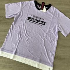 《新品タグ付き》女の子 Tシャツ トップス ラベンダー 160