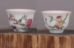 「大清乾隆年制」銘 粉彩花蝶文皿 ウブ品 骨董 古玩茶器 中国古玩WWTT019 大清乾隆年制」銘 粉彩花蝶文皿 ウブ品 骨董 古玩茶器 中国古玩