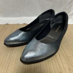 新品未使用【ヒルズアヴェニュー】日本製ゴートレザーグルカウェーブソールパンプス 極美品】ヒルズアヴェニュー ゴートレザー グルカ ウェーブ