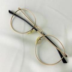 ヴィンテージ メガネ 金張り ラウンド M57