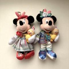 新品未使用 ディズニー イースター アクセサリー 30周年 ミッキー ミニー 貴重】ディズニーシー イースター ミッキー ミニー ぬいぐるみ