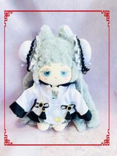 15㎝ぬい（無属性）チャイナ風ジャージメイド　White⑩