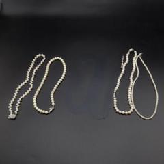 美品✨　パールネックレス　4点セット ホワイト