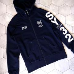 美品 SY32 by SWEET YEARS GOLF デカロゴ パーカー