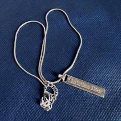 Christian Dior シルバー チェーンネックレス