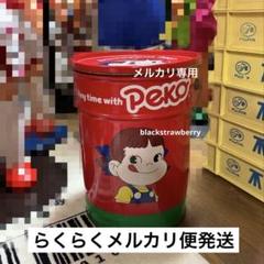 ペコちゃん ポコちゃん　缶いす Amazon.co.jp: 長期保存 レトロ ペコちゃん ポコちゃん 缶バック