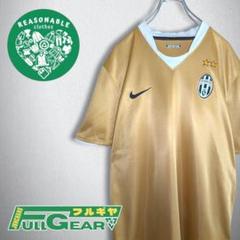 古着　サッカー　ユベントス　ゴールドユニフォーム　ナイキ　メンズ　XLサイズ