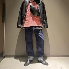 DIESEL 濃紺　デニム ルーズフィット ワイドストレート
