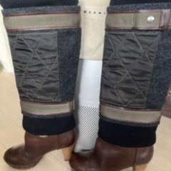 マルニ　MARNI スエード濃紺ロングブーツ マルニ MARNI スエード濃紺ロングブーツ